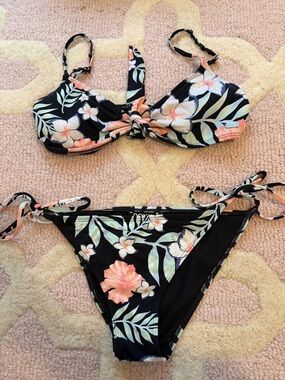 roxy floral bikini